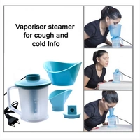 Vaporizer Steamer for cough,cold & facial, steam inhaler Vaporizer, Vaporizer Machine, Steam vaporizer for Facial & Cold and Cough Kids & Adults. (Multi Color) 